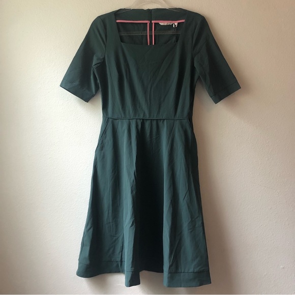 NWT Betabrand Dress Green Elixir Green Pinup Vintage size Small - Picture 5 of 11